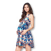 Maternity Tank Dress Sleeveless Knee Length with Pockets