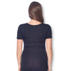 Maternity Bodycon Casual Short Sleeve Dress with Ruched Sides