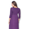 3/4 Sleeve Wrapped Ruched Maternity Dress
