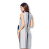 Front Pleated Knee Length Maternity Dress for Work Career Office